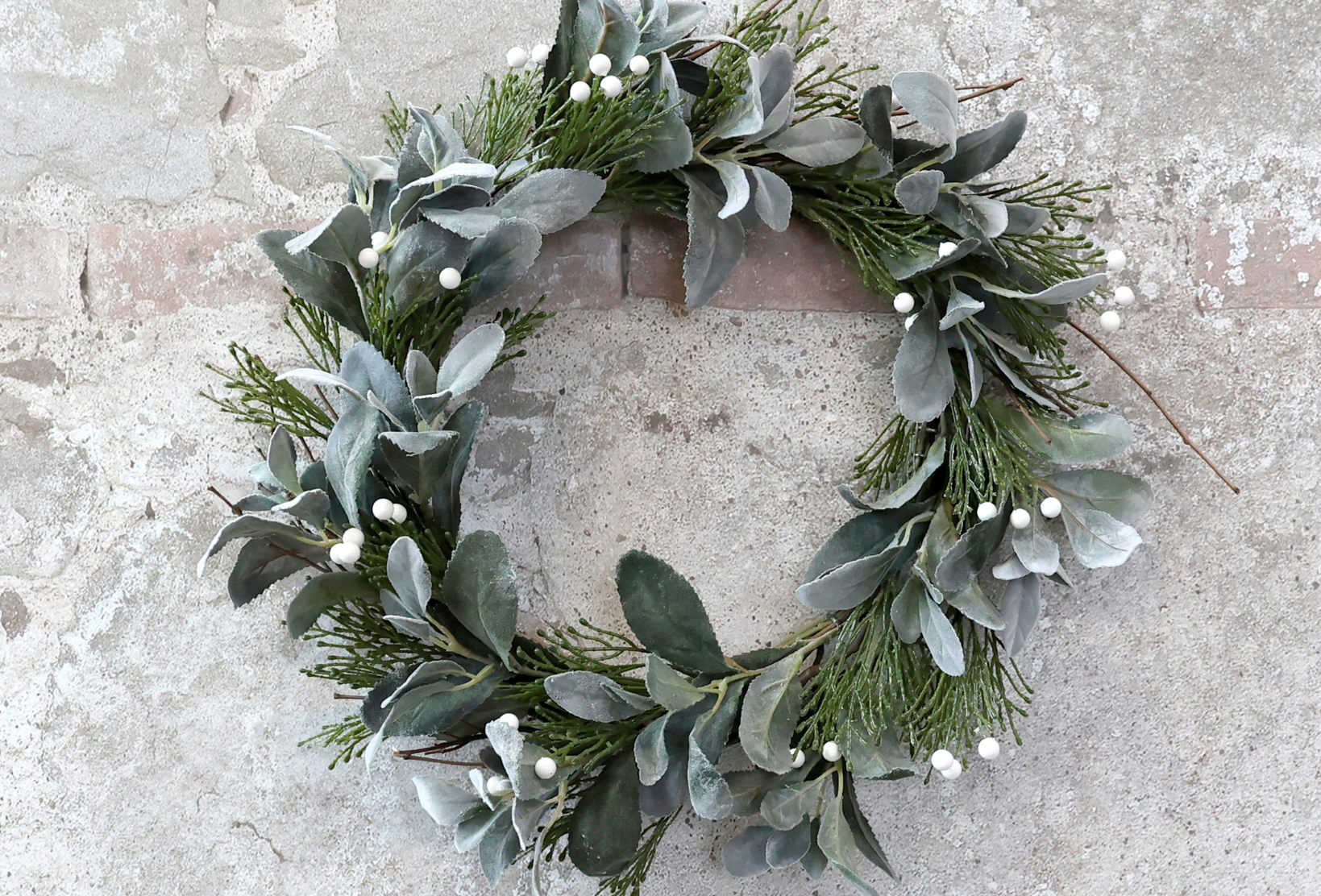 Chic Antique Kranz Weihnachten Mistel 48 cm Winterkranz