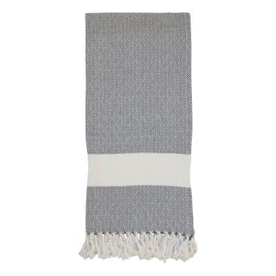 Chic Antique Eternel Strandtuch schwarz 180x90 cm