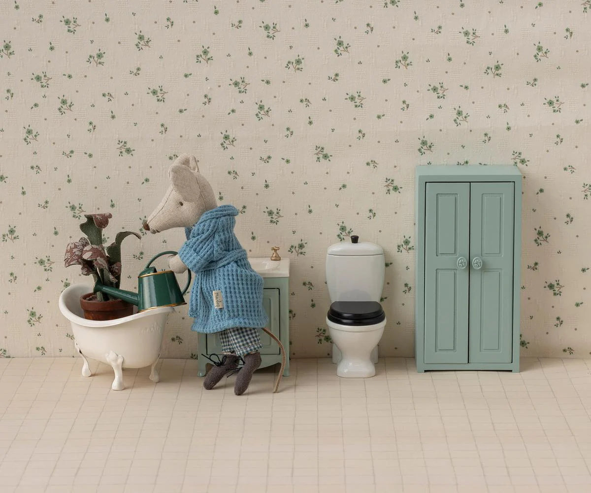 Maileg Kleiderschrank Maus Mint 14 cm