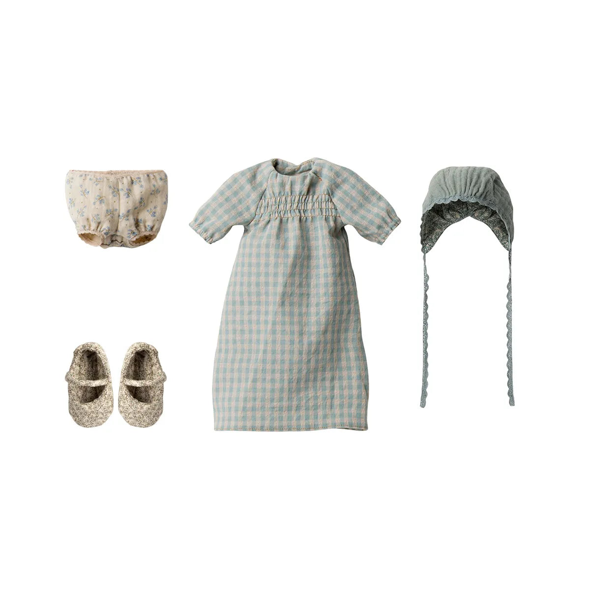 Maileg Bunny Hase Kleid Schuhe Mütze Gr. 3