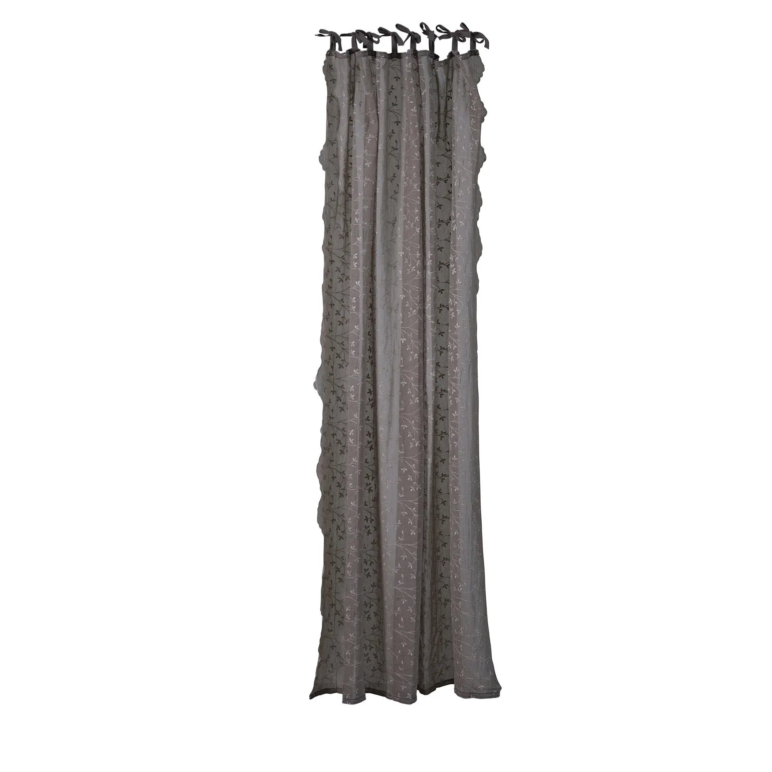 Lene Bjerre Eloise Vorhang Dunkelbeige 250x160 cm Sickerei