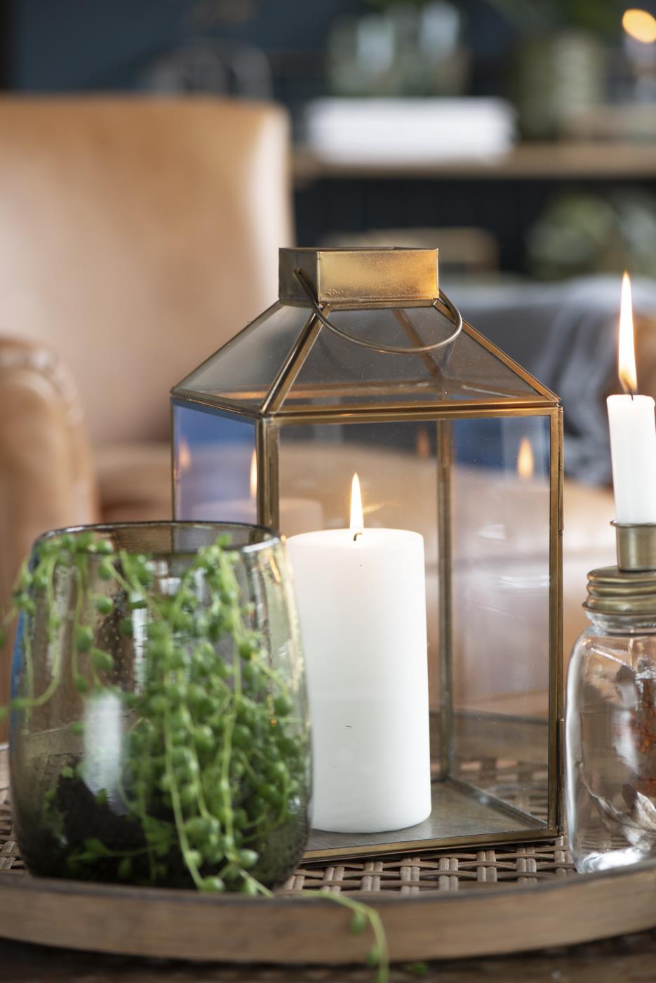 IB Laursen Norr Laterne Gold 30 cm groß