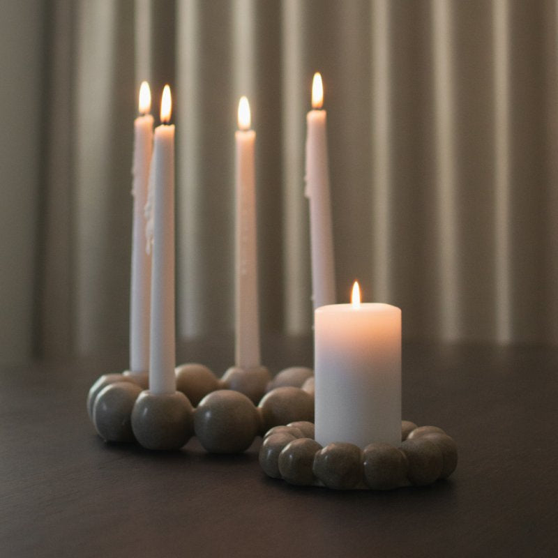 DBKD Kerzenhalter Bright Candleholder Beige Mole 4 Kerzen 27 cm