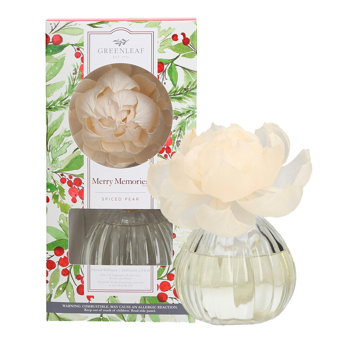 Greenleaf Merry Memories Diffuser Glas Groß 236 ml Spiced Pear