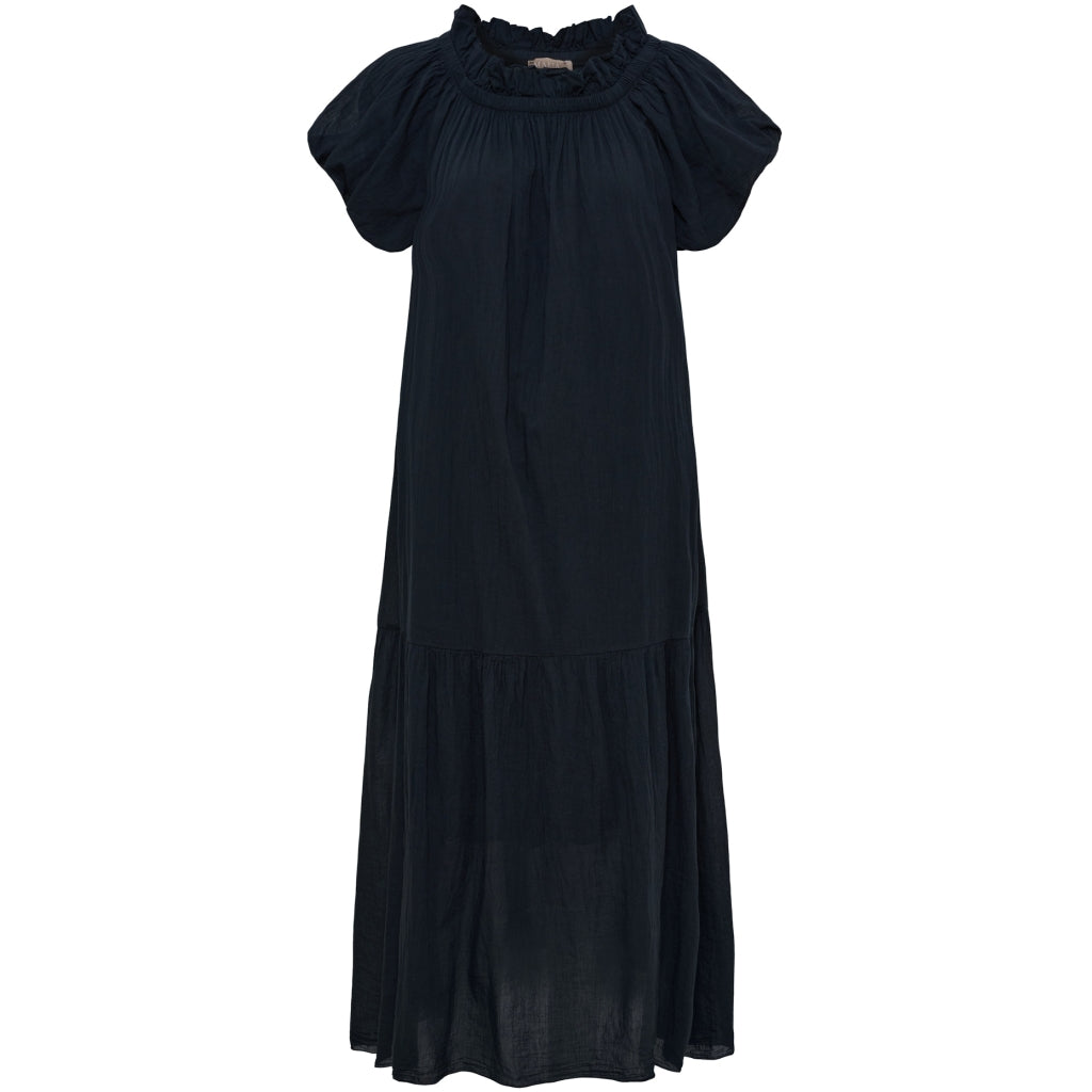 Marta Du Chateau Romantisches Kleid Lang Schwarz 132 cm