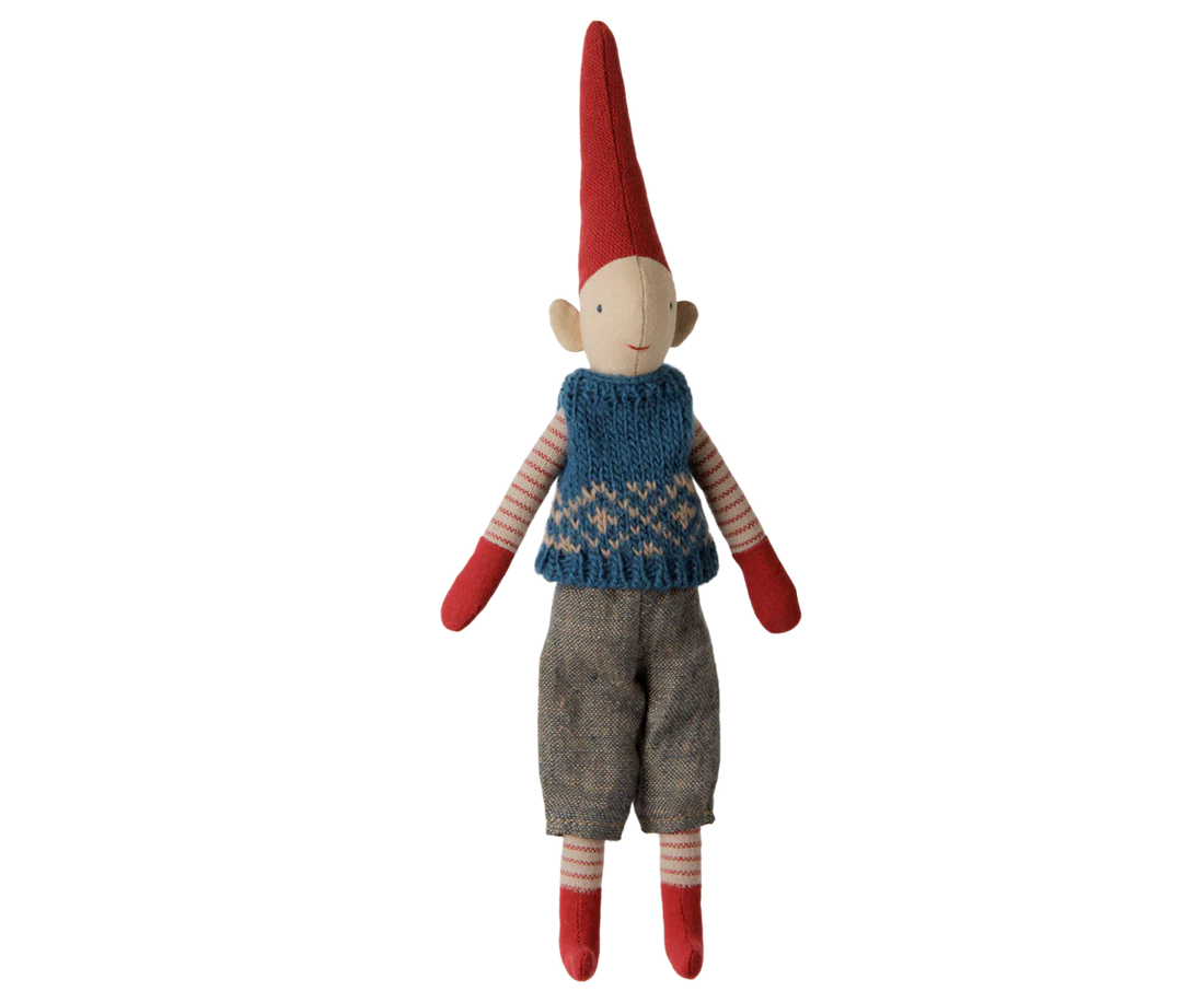 Maileg Pixy Gr. 1 Blauer Pulli 26 cm Magnet