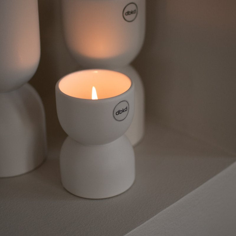 DBKD Teelicht Post Weiß rund 16 cm