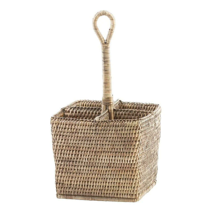 Lene Bjerre Norah Küchengerätebehälter Besteckkorb Utensils Rattan Natur