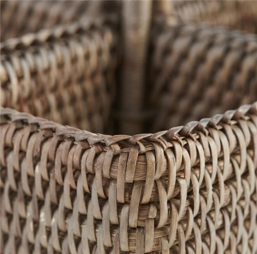 Lene Bjerre Norah Küchengerätebehälter Besteckkorb Utensils Rattan Natur