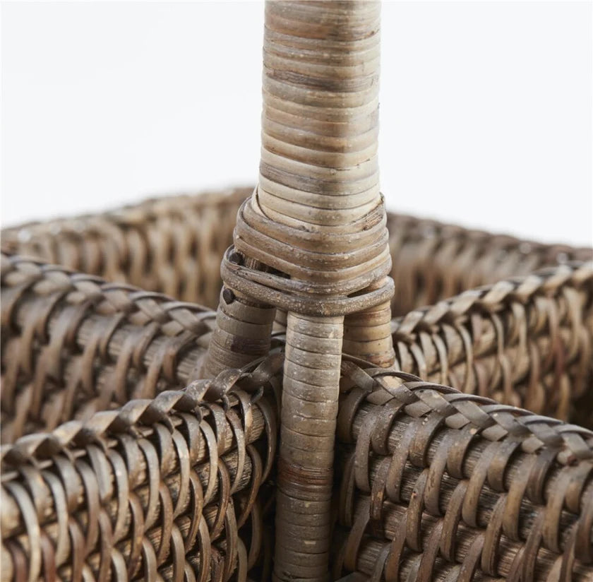 Lene Bjerre Norah Küchengerätebehälter Besteckkorb Utensils Rattan Natur