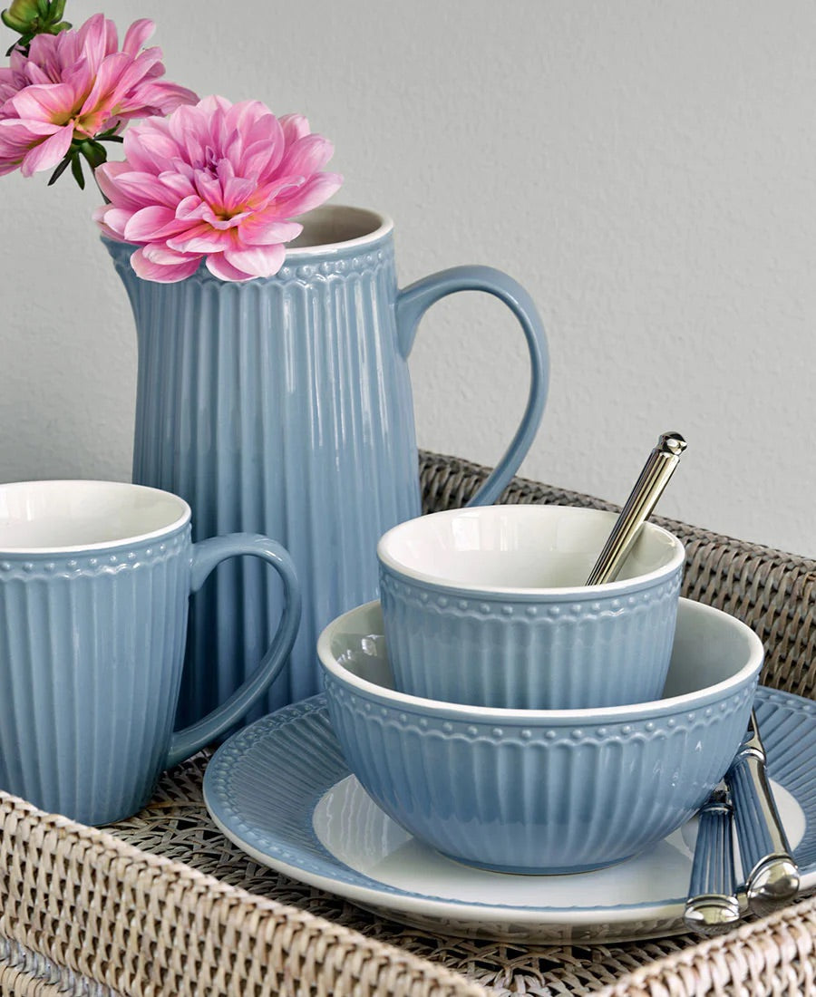 GreenGate Alice Krug Kanne 1 Liter Himmelblau Sky