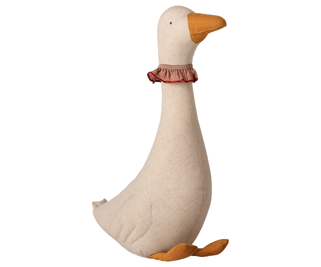 Maileg Gans 38 cm Natur Leinen