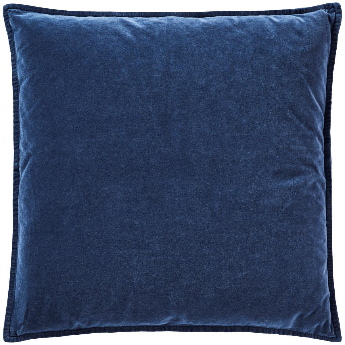 IB Laursen Kissen Velours 52 x 52 Indigo Blau