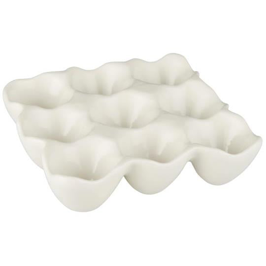 IB Laursen Eierhalter weiß Keramik für 6 Eier