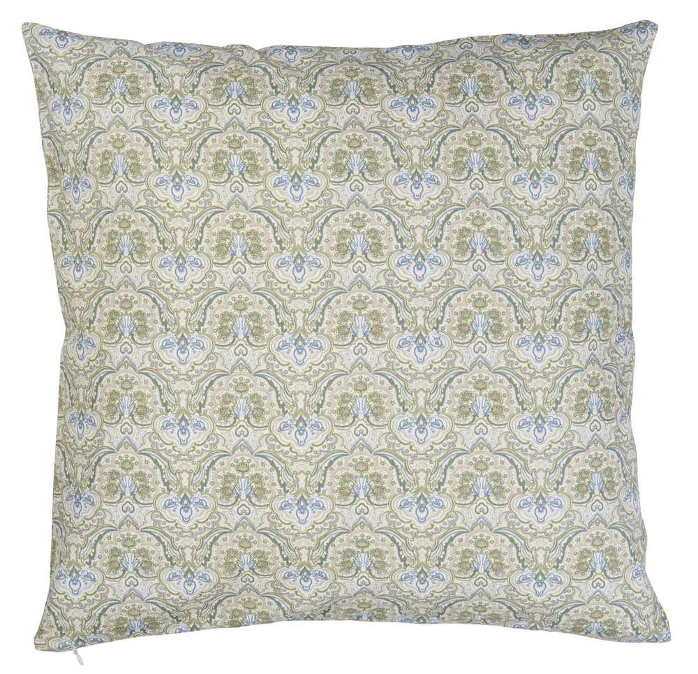 IB Laursen Kissenbezug Blumen Olive 50 x 50 Baumwolle 1903-29