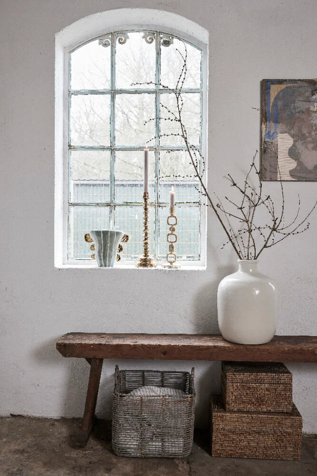 Lene Bjerre Harper Korbset Natur Rattan Quadratisch