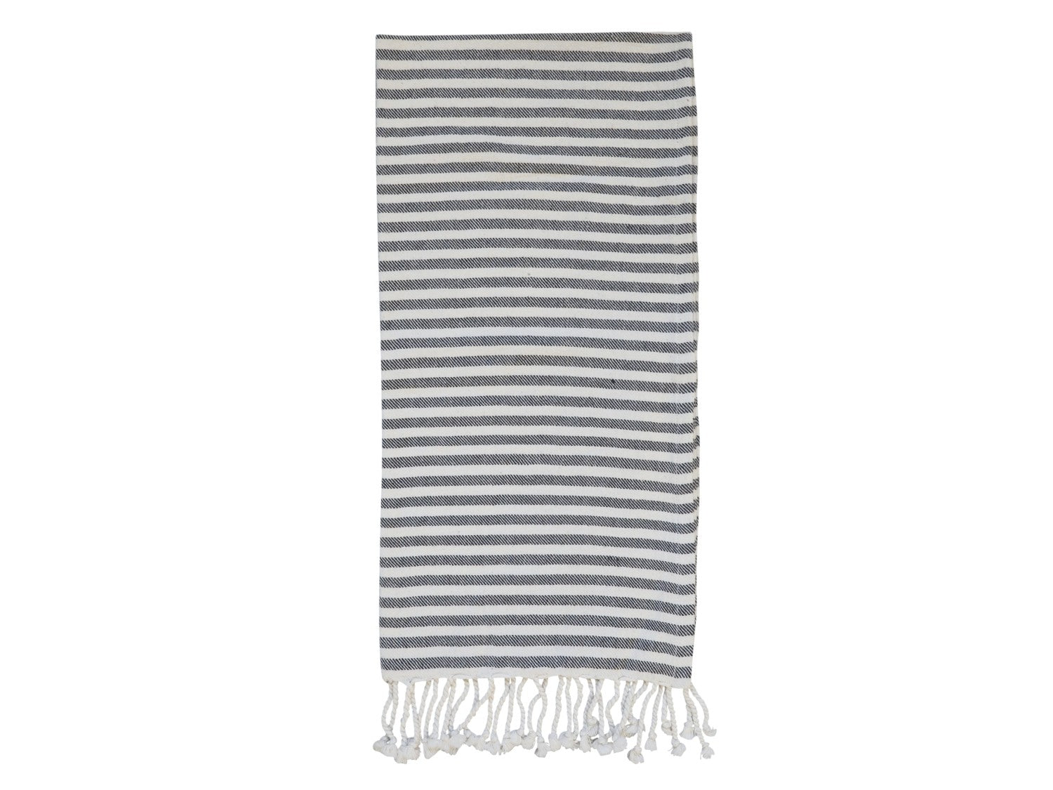 Chic Antique Strandtuch Badetuch Hammam dunkelgrau 180 x 90 cm