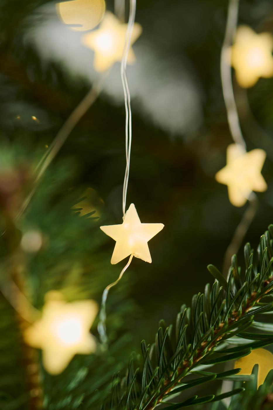 IB Laursen Lichterkette 40 Sterne für Draußen L 420 cm Timer