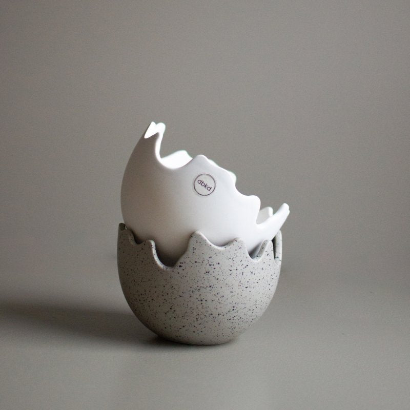 DBKD Schale Eierschale weiß Keramik 15 cm