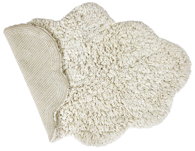 Liv Interior Teppich Cloud Offwhite Weich 200 x 140 Biobaumwolle