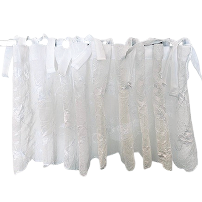 Van Deurs Maria Kurzgardine 200x40 cm weiß Stickerei Romantik