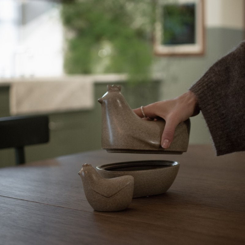 DBKD Happy Hen Henne Beige 16,5 cm Keramik Ostern