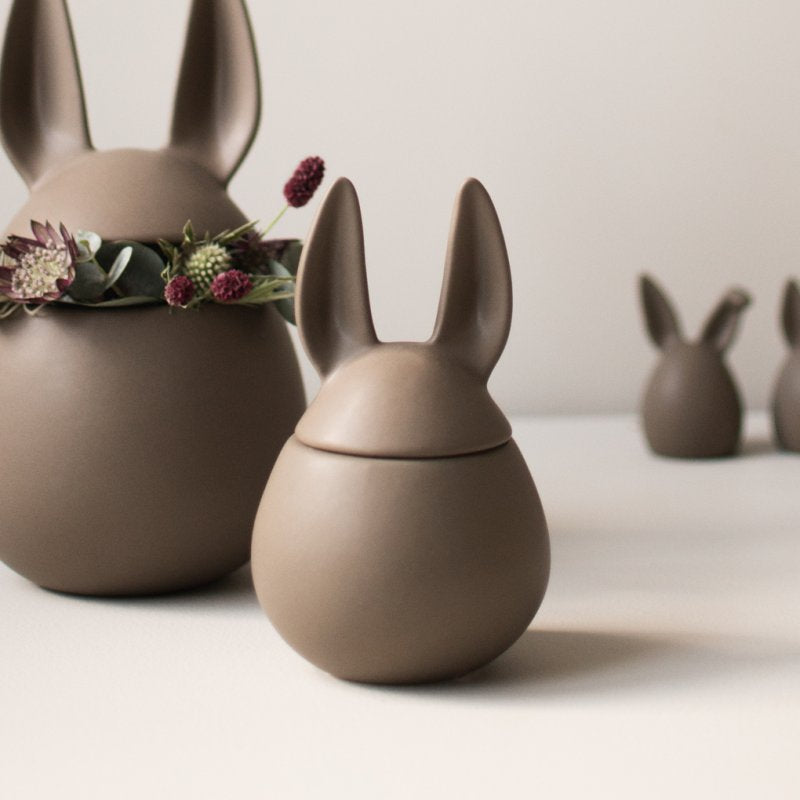 DBKD Osterdose Hase braun Groß 20 cm Hasendose