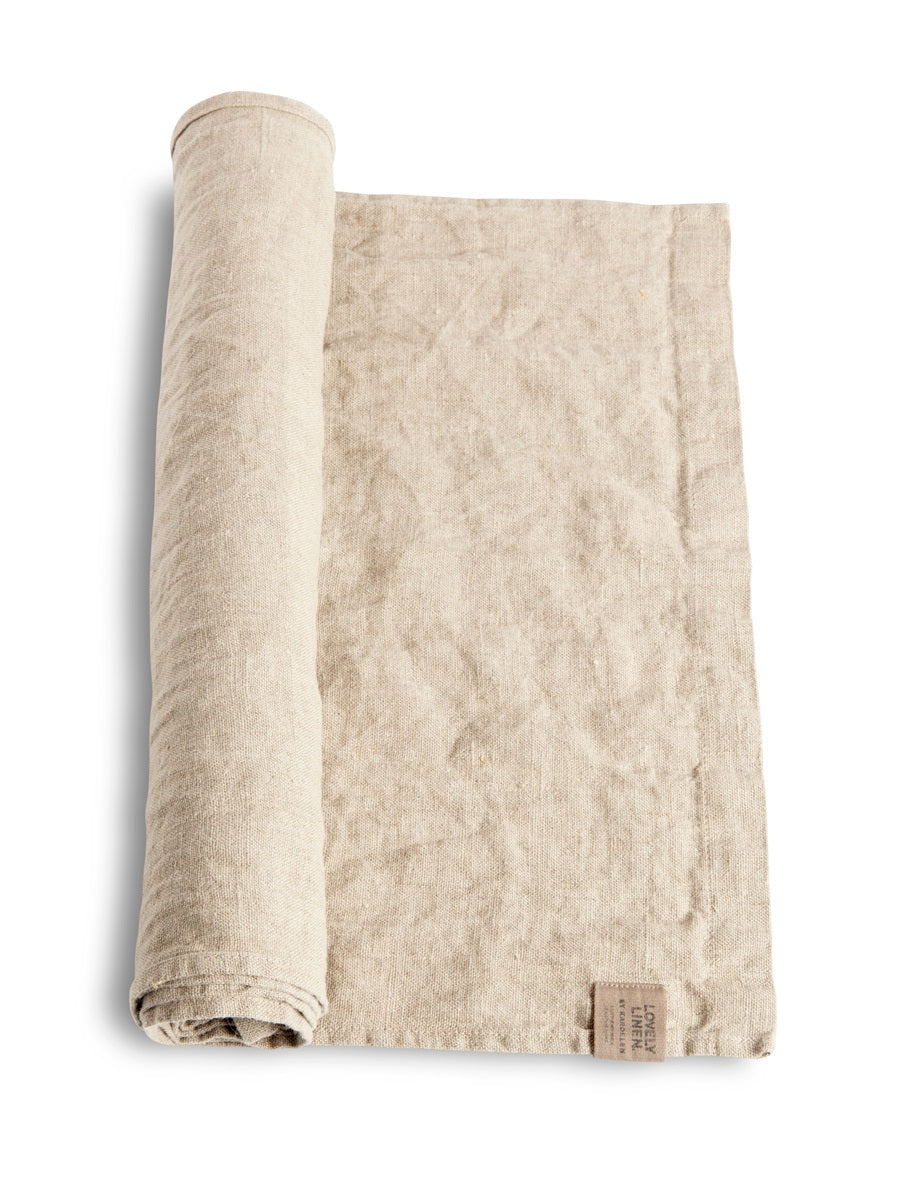 Lovely Linen Tischläufer Vanilla Leinen
