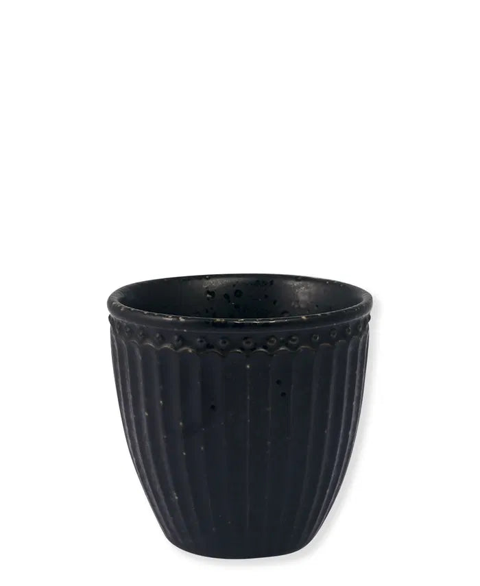 GreenGate Volcano Becher Mini Latte Schwarz 7 cm