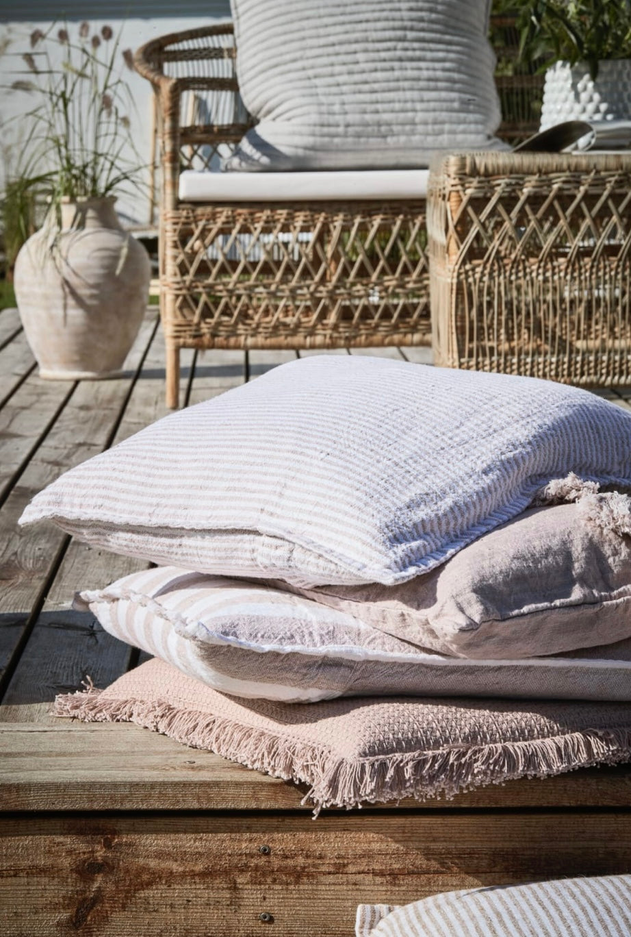 Lene Bjerre Fiorelle Kissen 50x50 cm Altrosa