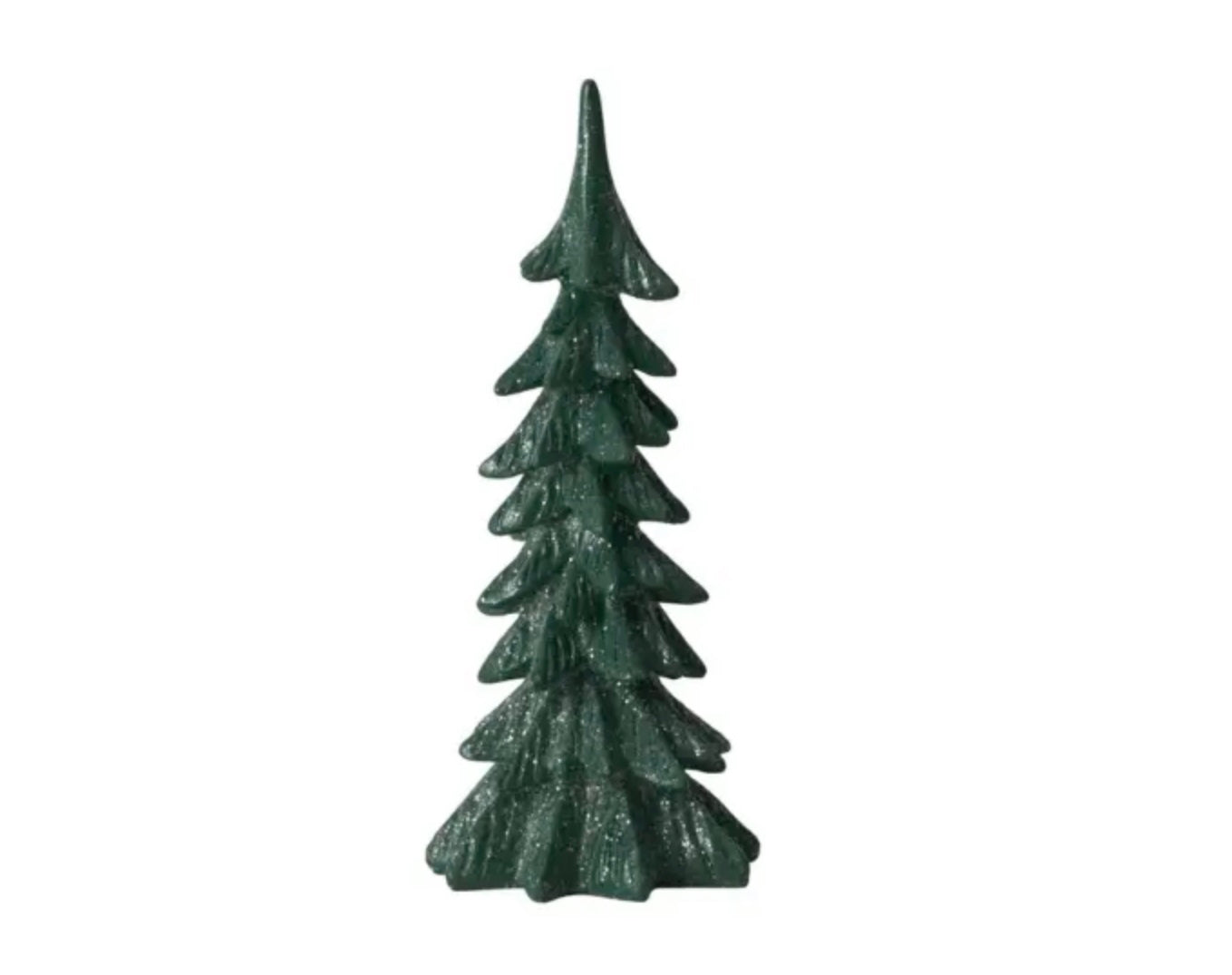 Tannenbaum Baum Grün 19 cm Glitzer XMAS