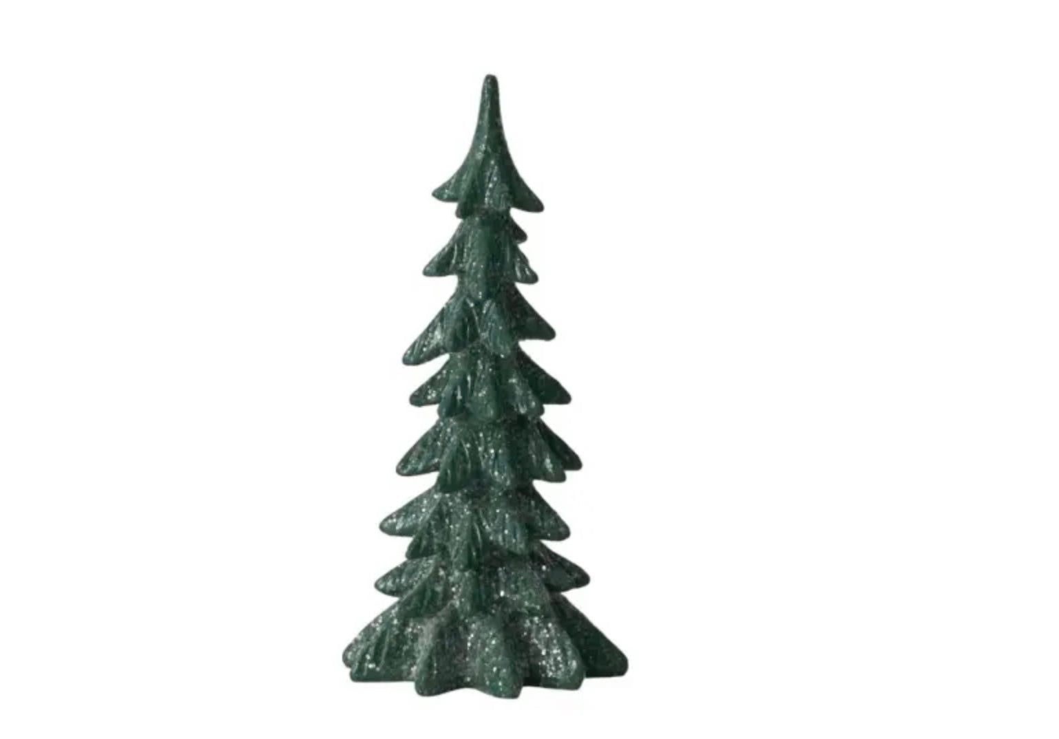 Tannenbaum Baum Grün 27 cm Glitzer XMAS
