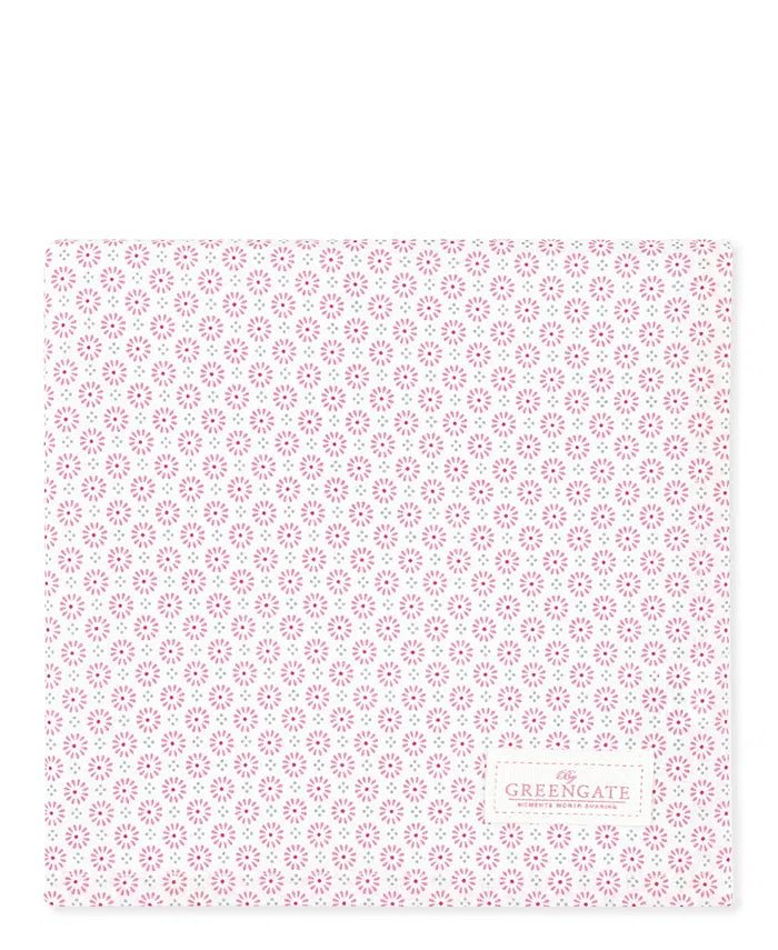 Greengate Narina Geschirrtuch Blume 50x70 rosa
