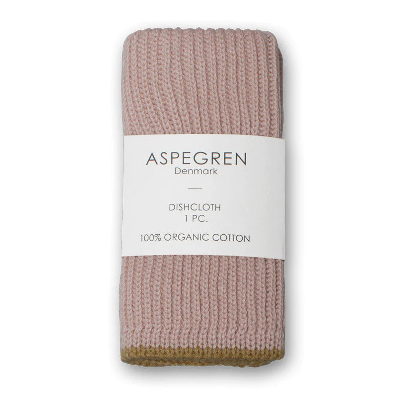 Aspegren Abwaschtuch Spültuch Strick Powder Rose
