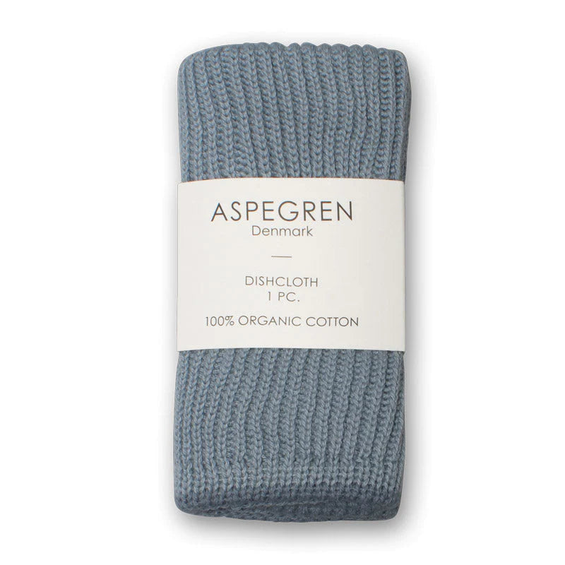 Aspegren Abwaschtuch Spültuch Strick Peal Blue Blau