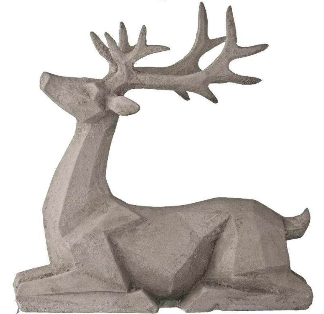 Lene Bjerre Hirsch Betonoptik Grau Weihnachten XMAS