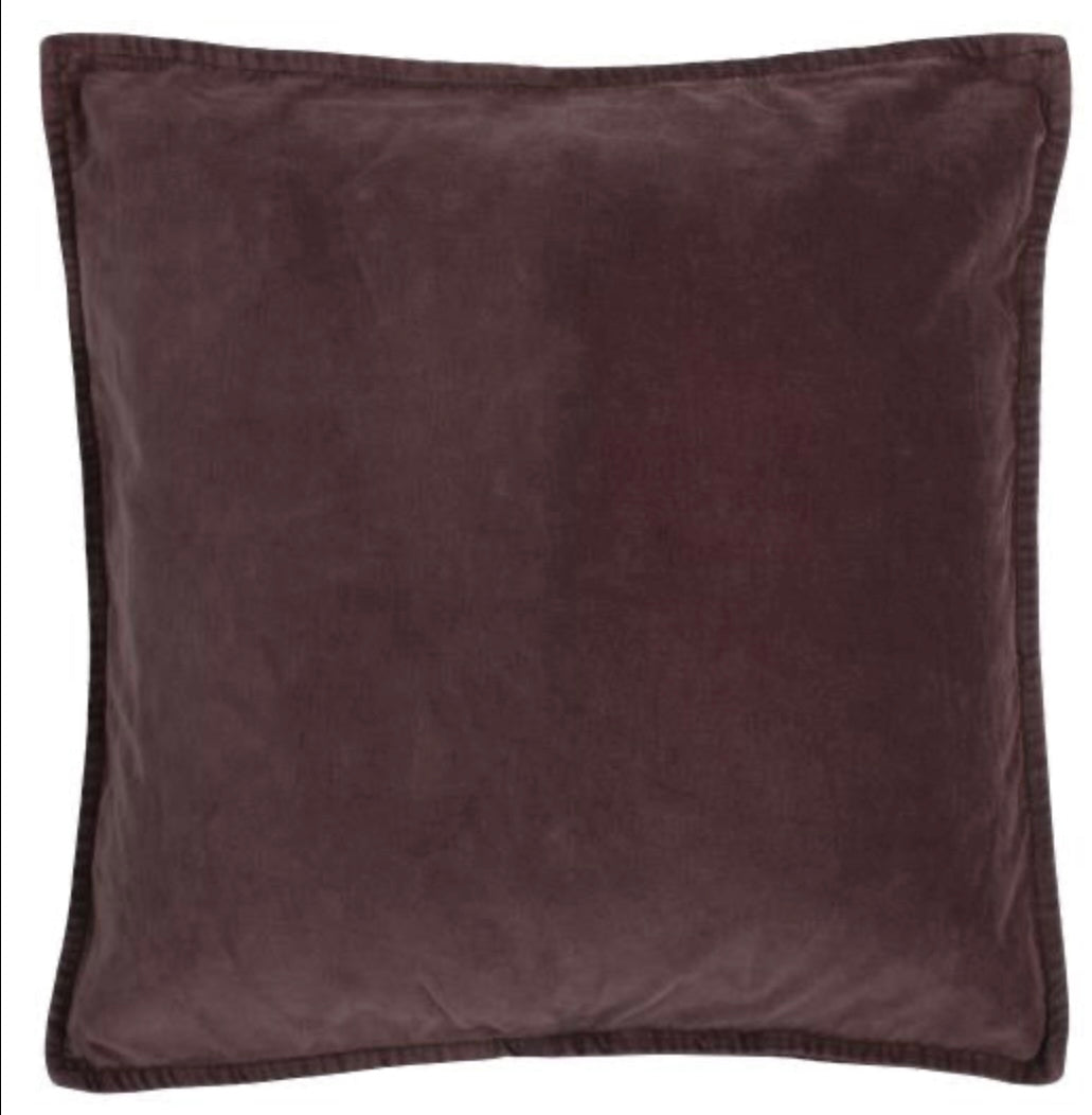 IB Laursen Kissen Velours 52 x 72 Aubergine 6229-08