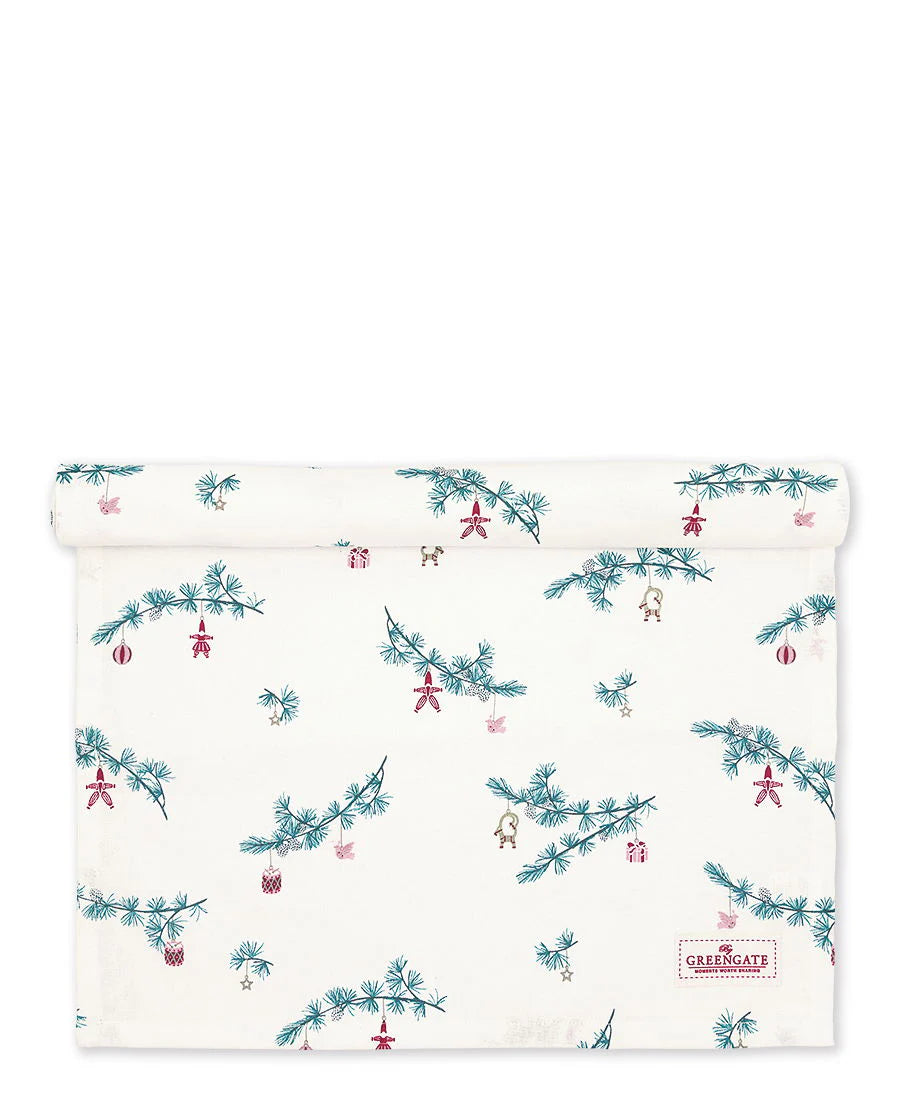 GreenGate Tischläufer Juana 150x45 cm Weihnachten