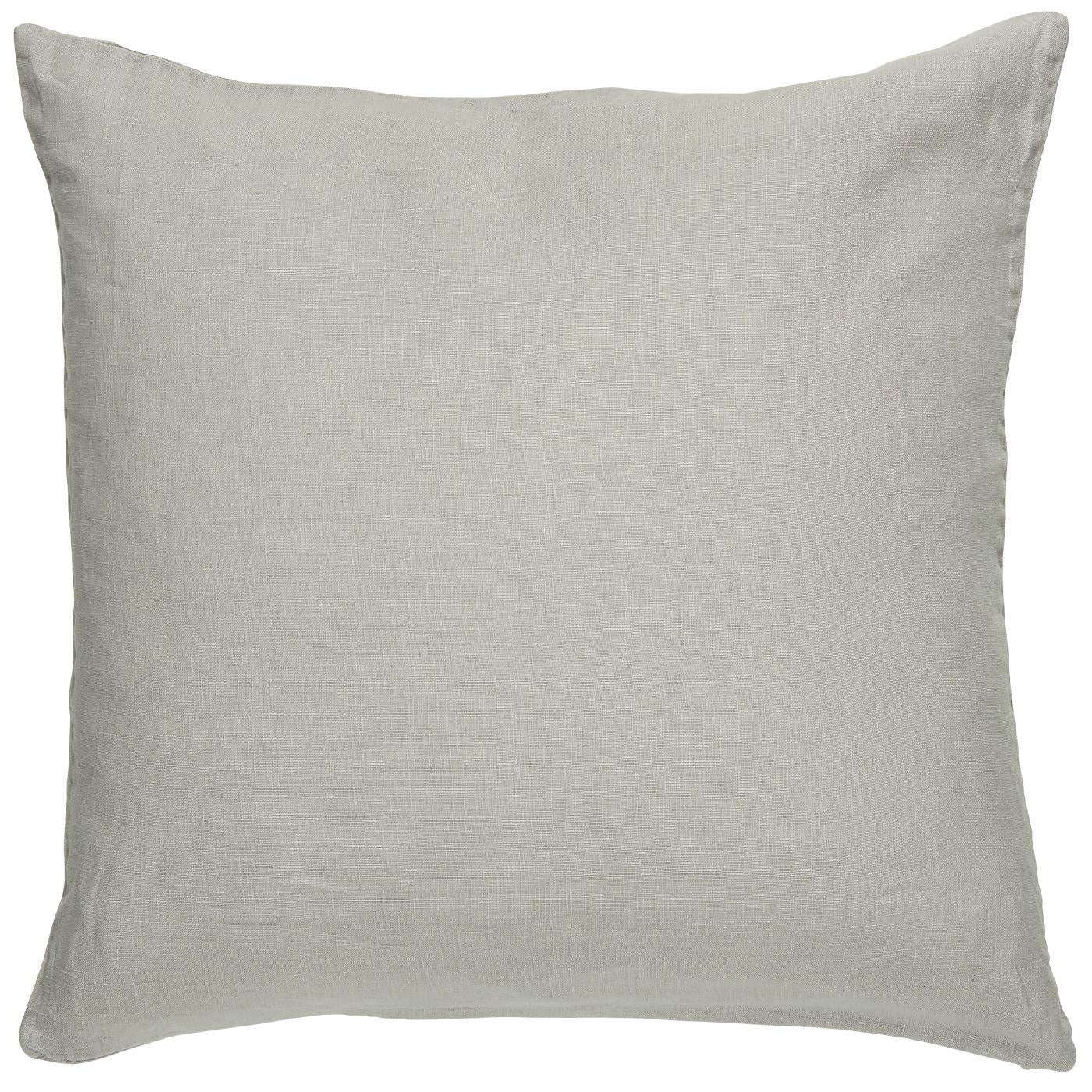 IB Laursen Kissenbezug Leinen 6203-74 Ash Grey 50x50 cm Hellgrau