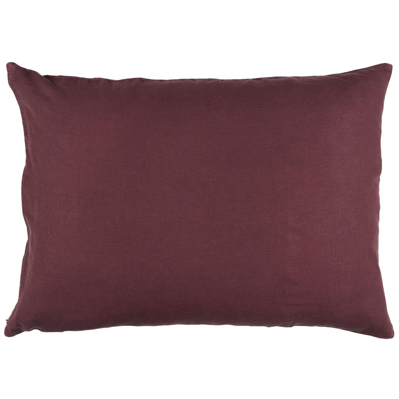 IB Laursen Kissenbezug 50x70 cm Leinen Aubergine 6205-08