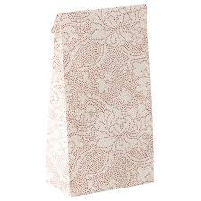 Maileg Buntfalttüte Muster Mae Rot Groß 30,5 cm Geschenktüte