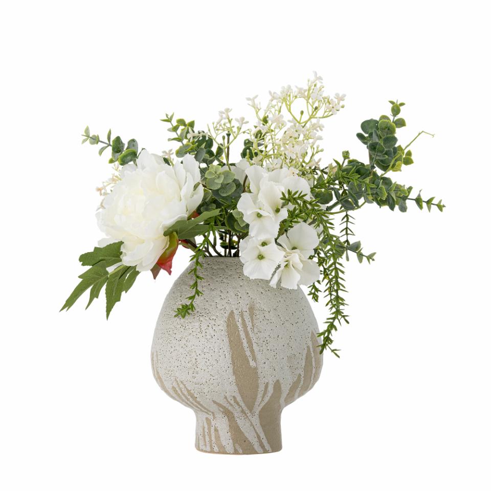 Bloomingville Blumenstrauß künstlich Lustre 43 cm grün weiß