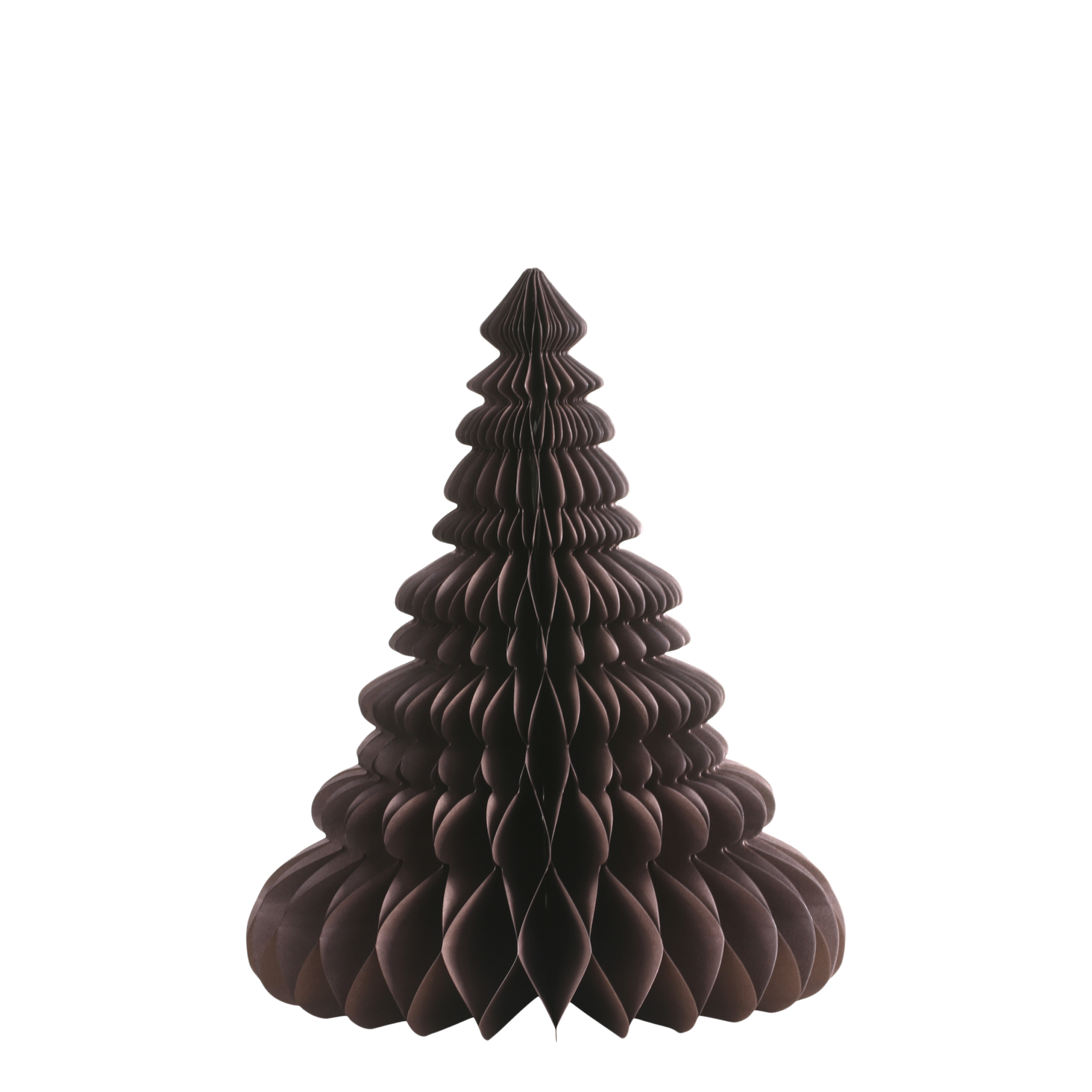 Chic Antique Tannenbaum Dekobaum braun Papier H 50 cm