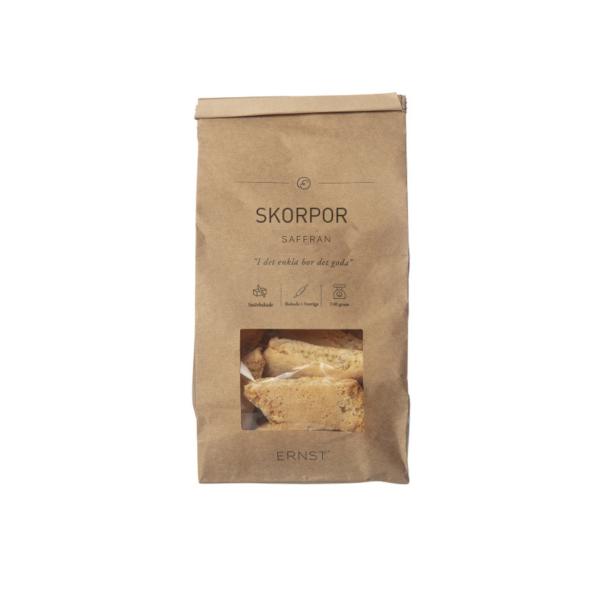 Ernst Skorpor Buttergebäck Safran, Rosinen