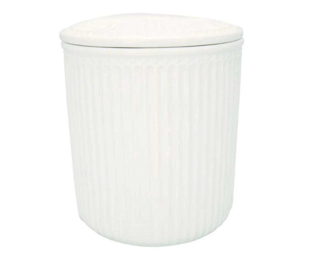 GreenGate Alice Aufbewahrungsdose Weiß Medium 15 cm