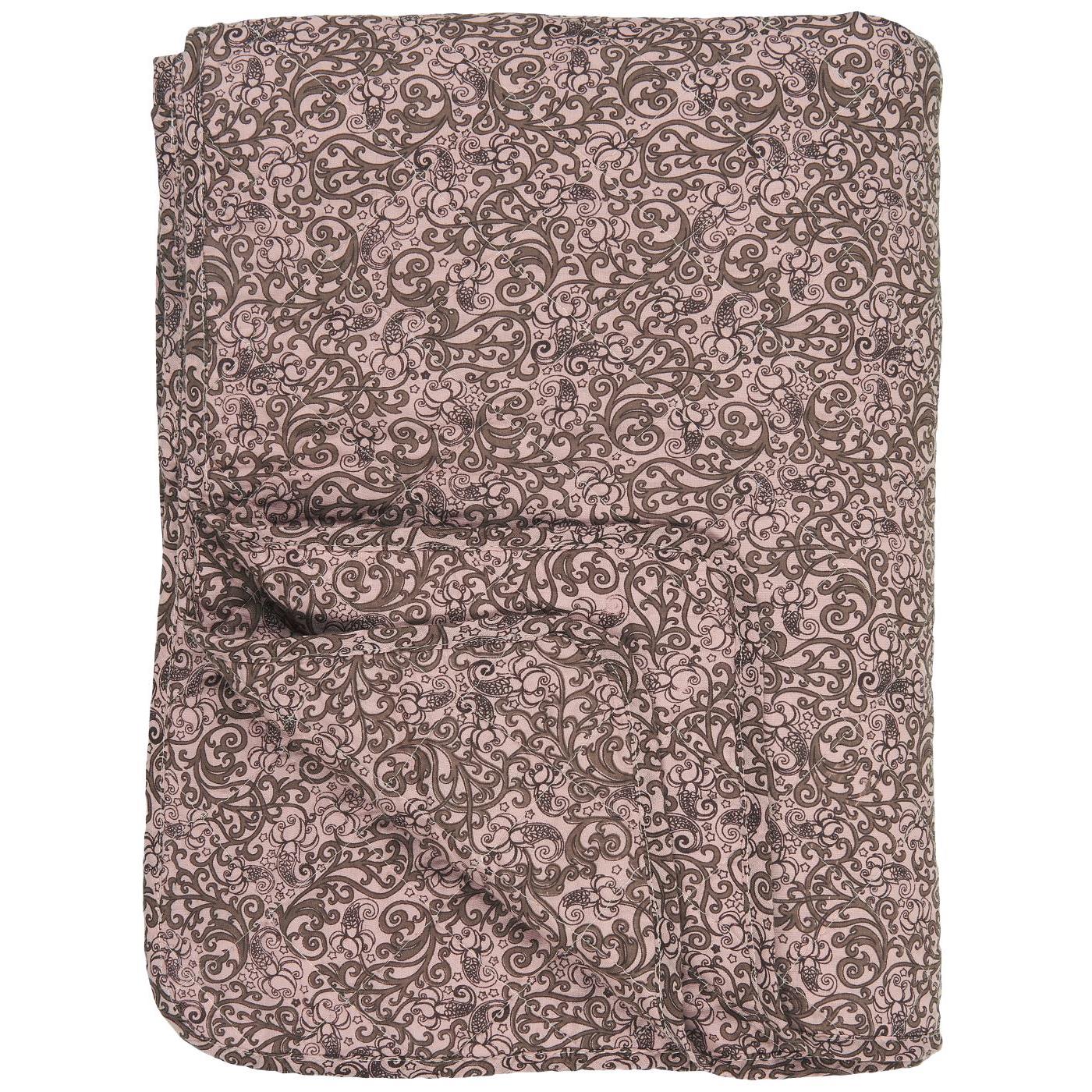 IB Laursen Quilt Plaid Baumwolle 130x180 weinrot Ornamente