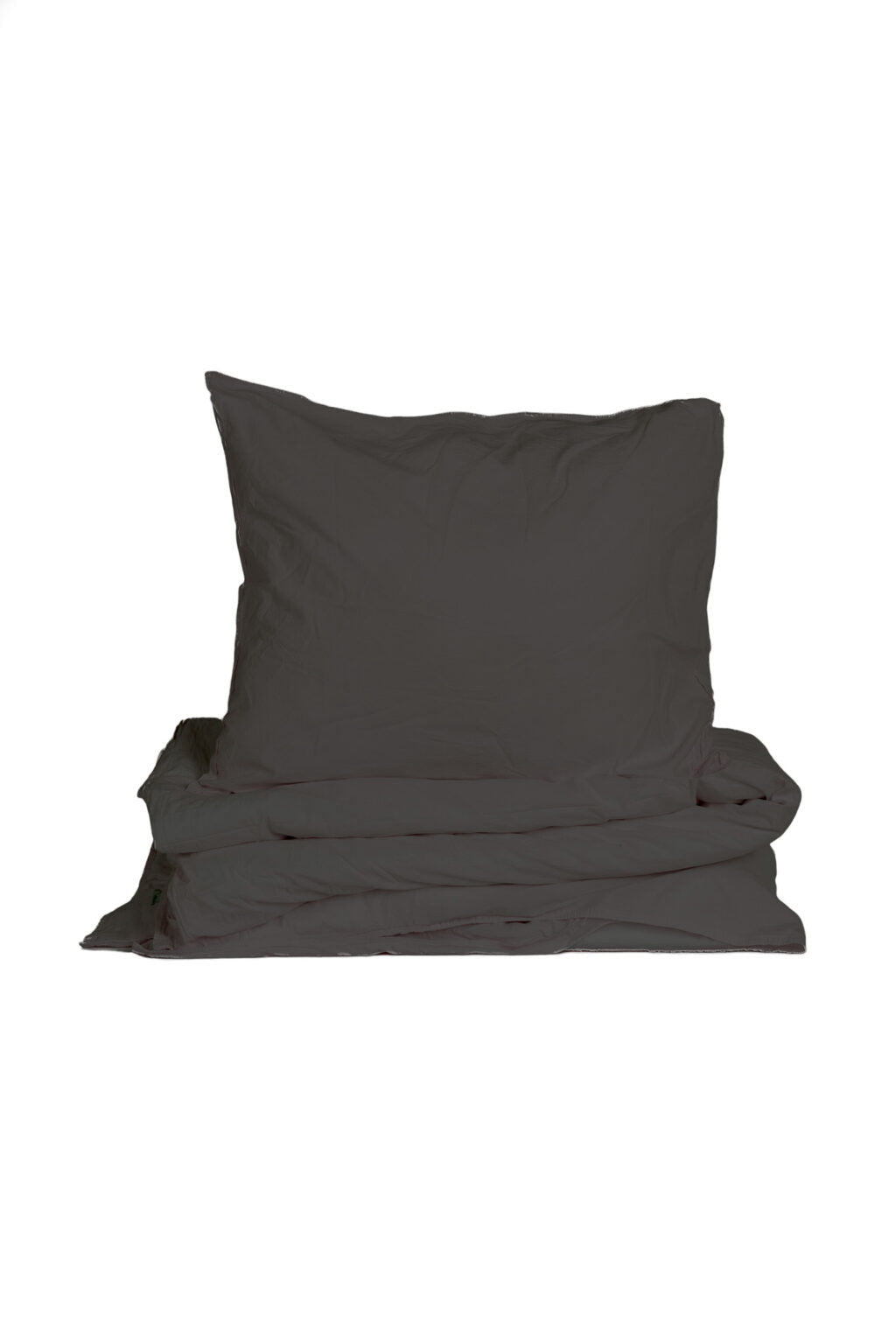 Storefactory Smaland Bettwäsche Organic Crinkle 135 x 200 anthrazit
