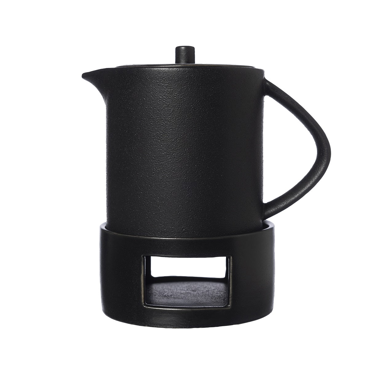 Ernst Kanne mit Stövchen 19x19 cm schwarz