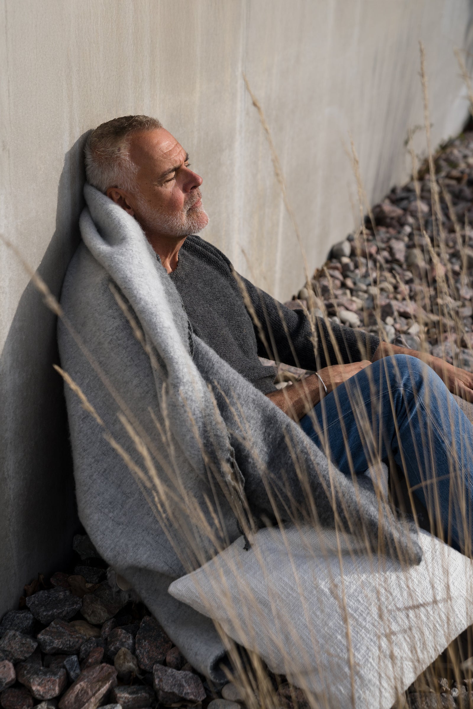 Ernst Decke Plaid grau 130x170 cm