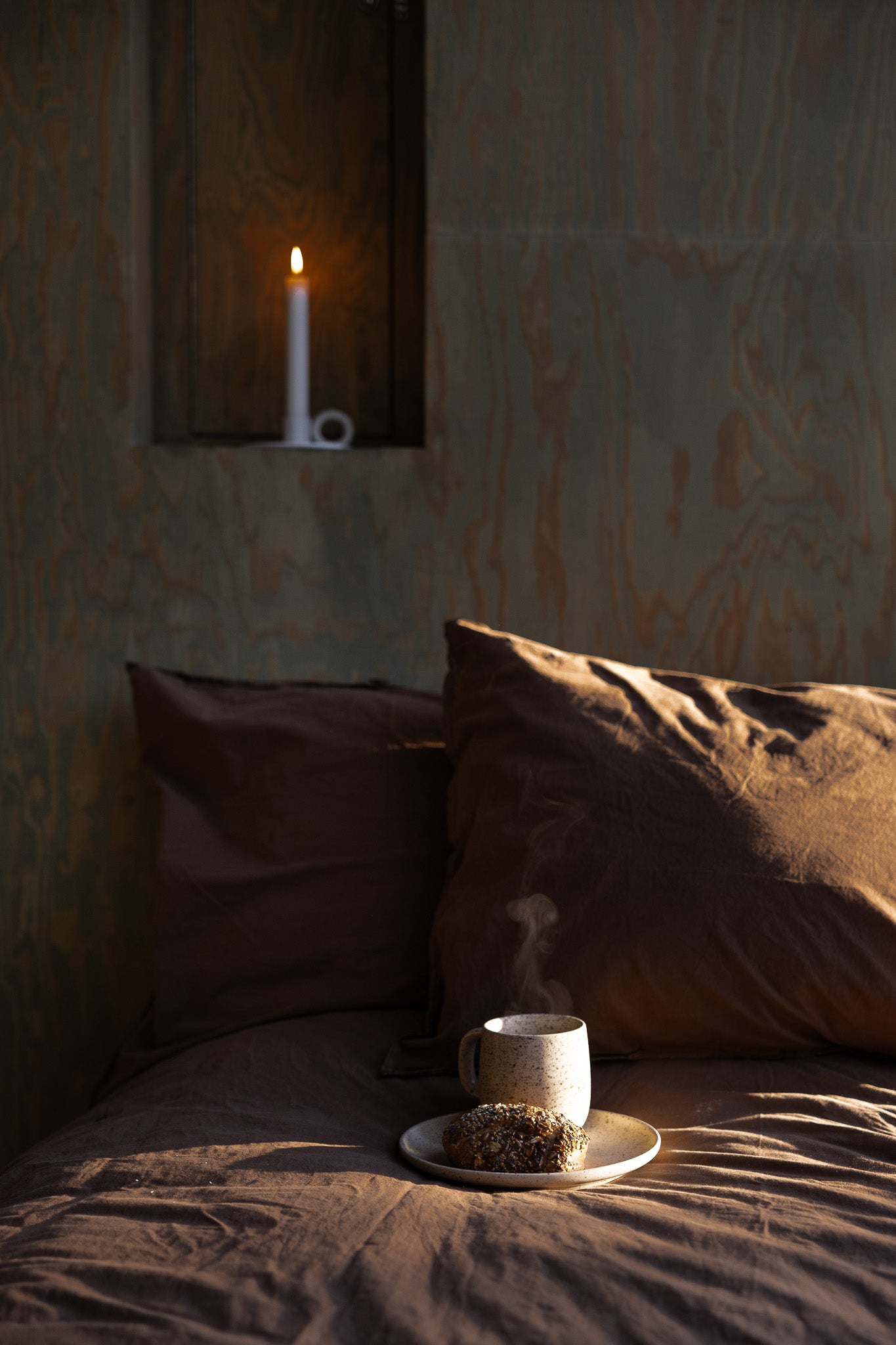 Storefactory Smaland Bettwäsche 135x200 / 80x80 braun Espresso